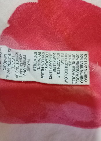 Siyah Baskılı Örgü Kadın Kazak - Görsel 8