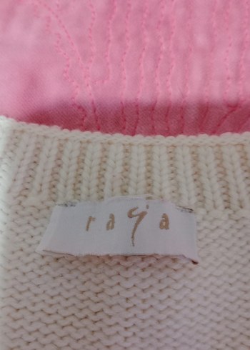 Beyaz Örgü Uzun Kollu Kadin Kazak - Görsel 3