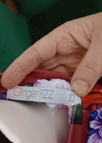 Bordo Çiçek Desenli Bohem Uzun Kollu elbise - Görsel 3