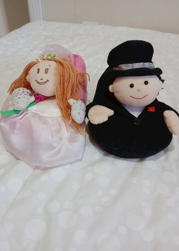 Diğer Sevimli Pelus Gelin Damat Seti