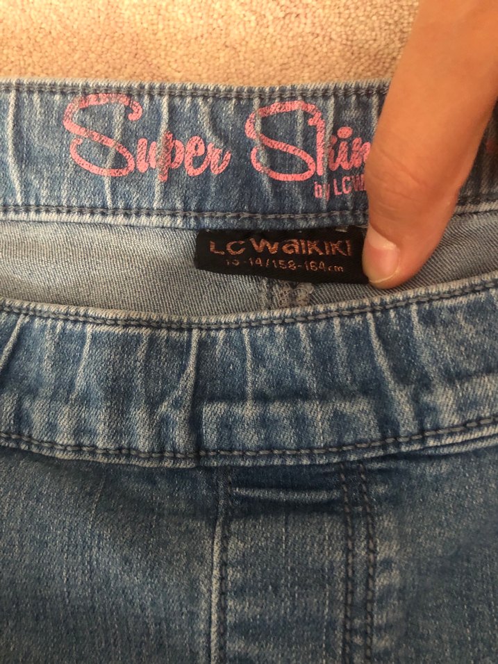 Kız çocuk jean - Görsel 4