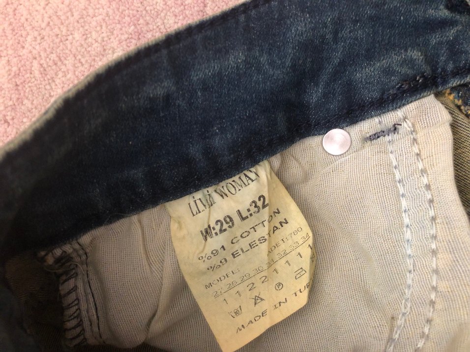 Parlak Mavi Midi Kadın Denim Pantolon - Görsel 3