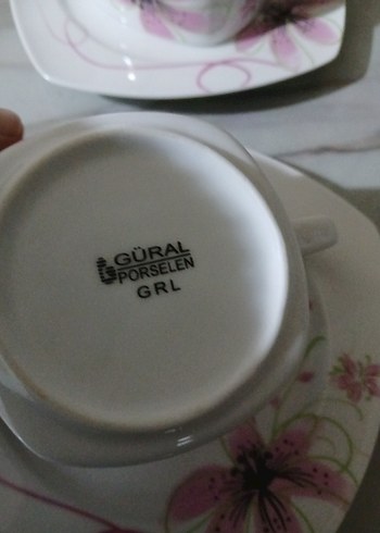 6 lı çay kahve fincanı demliği ile birlikte - Görsel 4