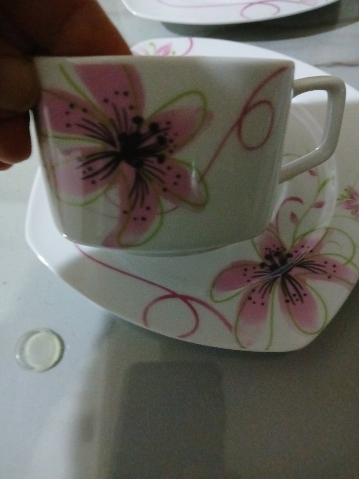 6 lı çay kahve fincanı demliği ile birlikte - Görsel 2