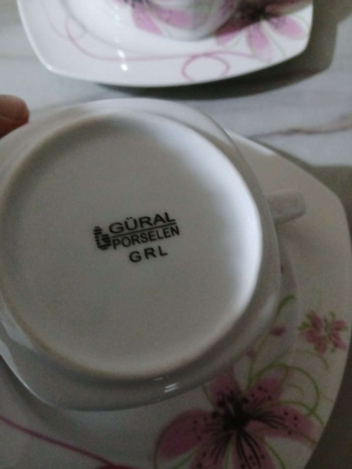 6 lı çay kahve fincanı demliği ile birlikte - Görsel 4