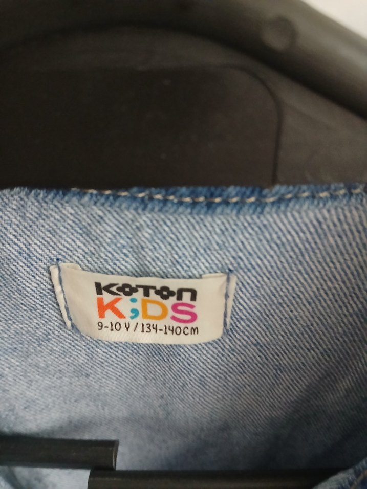 kız çocuk kot elbise - Görsel 2