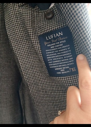 Gri Erkek Regular Fit Ofis Takım Elbise Ceketi - Görsel 4