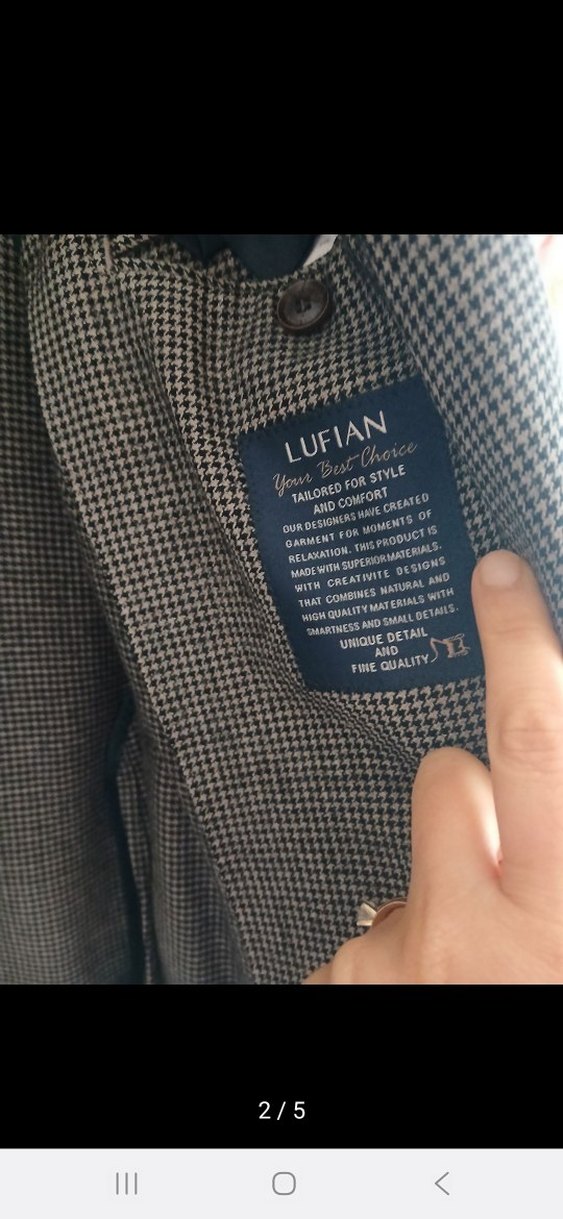 Gri Erkek Regular Fit Ofis Takım Elbise Ceketi - Görsel 4