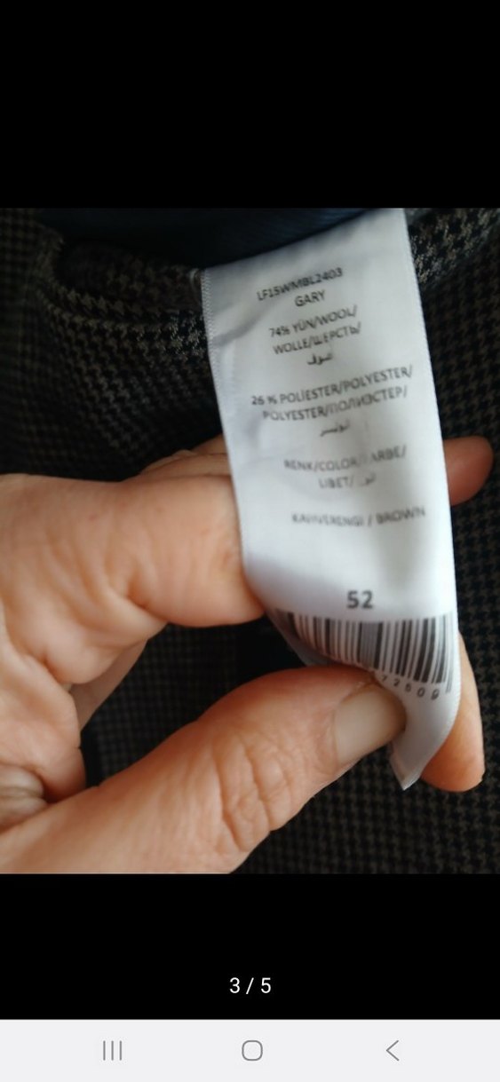 Gri Erkek Regular Fit Ofis Takım Elbise Ceketi - Görsel 5