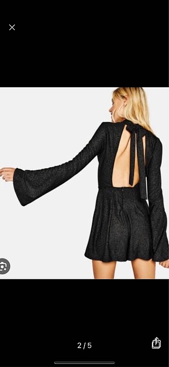 Bershka BERSHKA tulum mini elbise