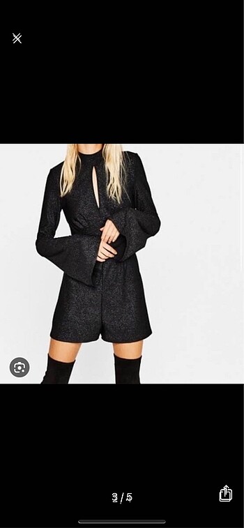 xs Beden BERSHKA tulum mini elbise