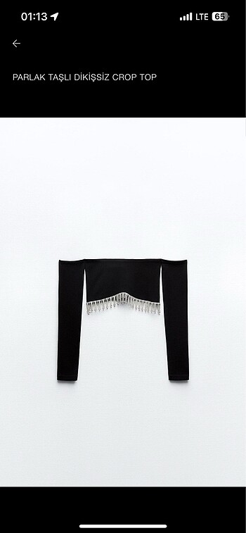 Zara triko crop