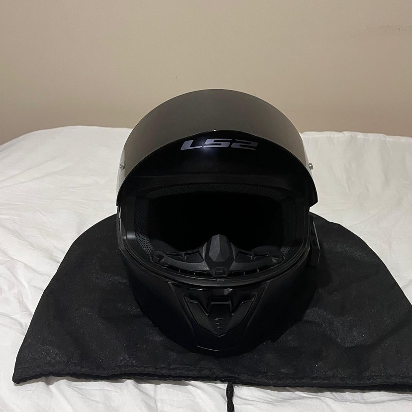 Ls2 Rapit2 mat siyah kask intelcom - Görsel 3