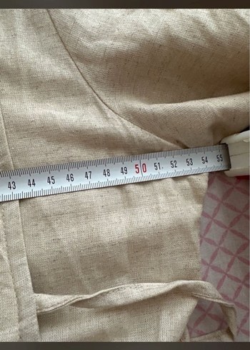 Bej keten Kadın Elbise son fiyat - Görsel 4