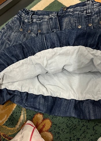 Kız çocuk  Midi Kot Etek - Görsel 2