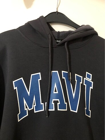 xl Beden gri Renk Mavi unisex sweatshirt