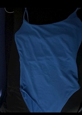 Zara Mavi İnce Askılı Kadın body