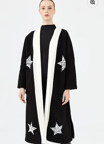 Üç iplik şardonlu kap oversize - Görsel 7