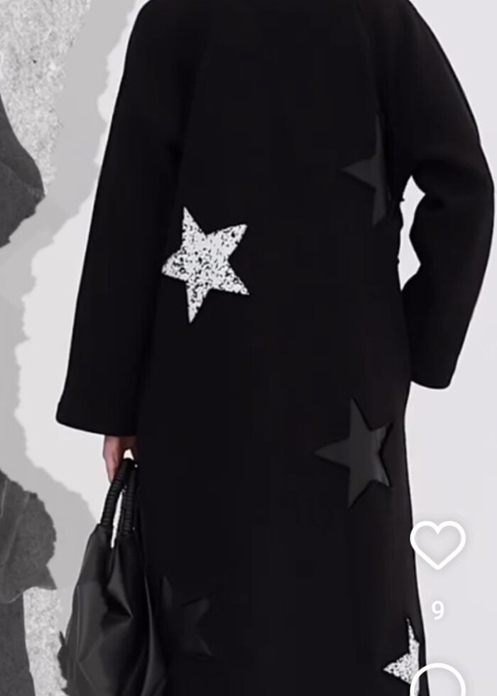 Üç iplik şardonlu kap oversize - Görsel 2