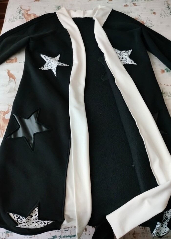 Üç iplik şardonlu kap oversize - Görsel 4