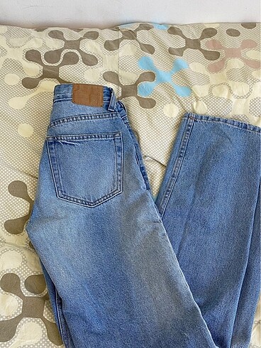 32 Beden mavi Renk Straight pantolon