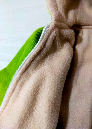 Kapüşonlu Renkli Nakışlı kız 
Erkek Çocuk Ceketi - Görsel 7