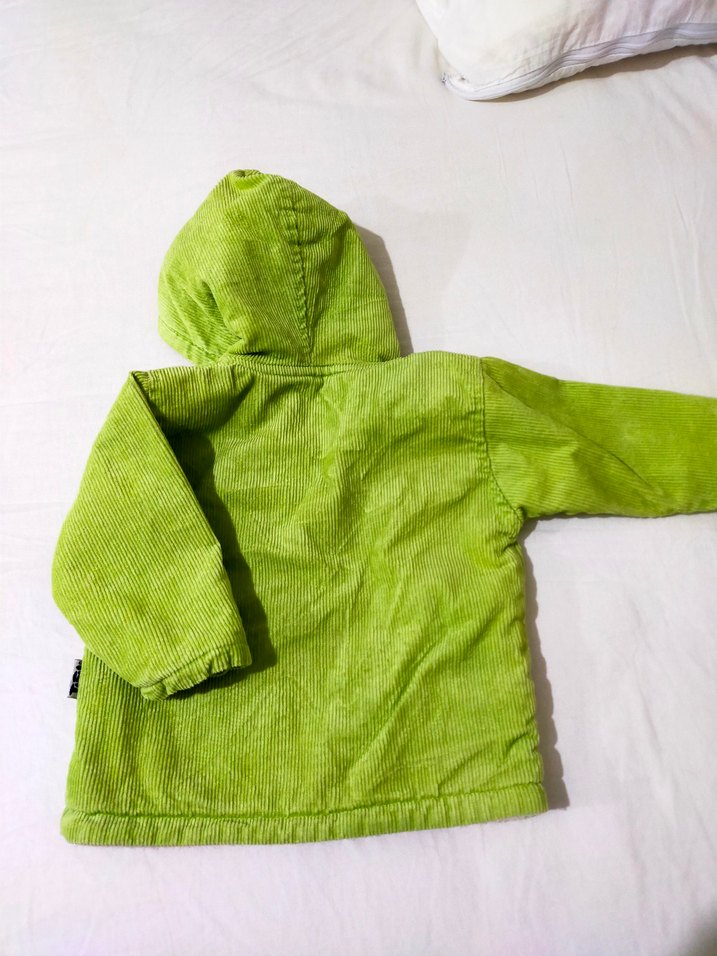 Kapüşonlu Renkli Nakışlı kız 
Erkek Çocuk Ceketi - Görsel 4