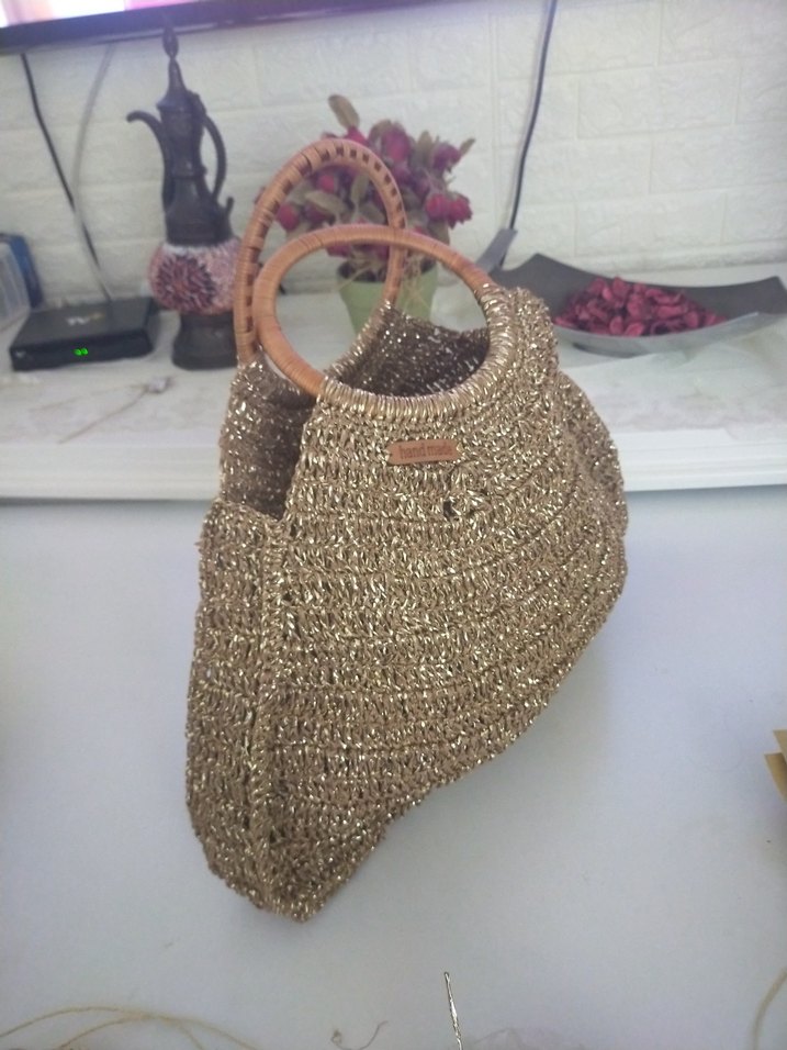 Bohem Örgü Kadın Çanta - Görsel 5