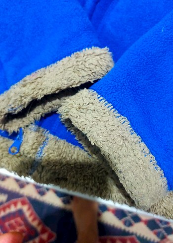 Mavi Fermuarlı Kadın Ceket - Görsel 5