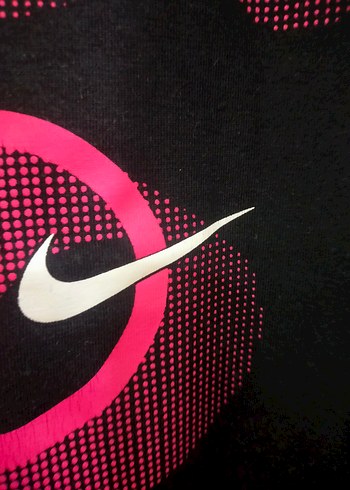 Siyah Baskılı Nike Atlet bisiklet Yakalı - Görsel 4