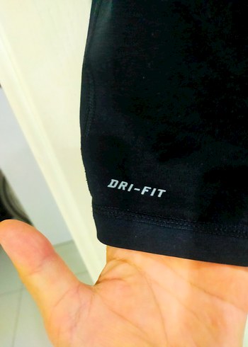 Siyah Baskılı Nike Atlet bisiklet Yakalı - Görsel 3