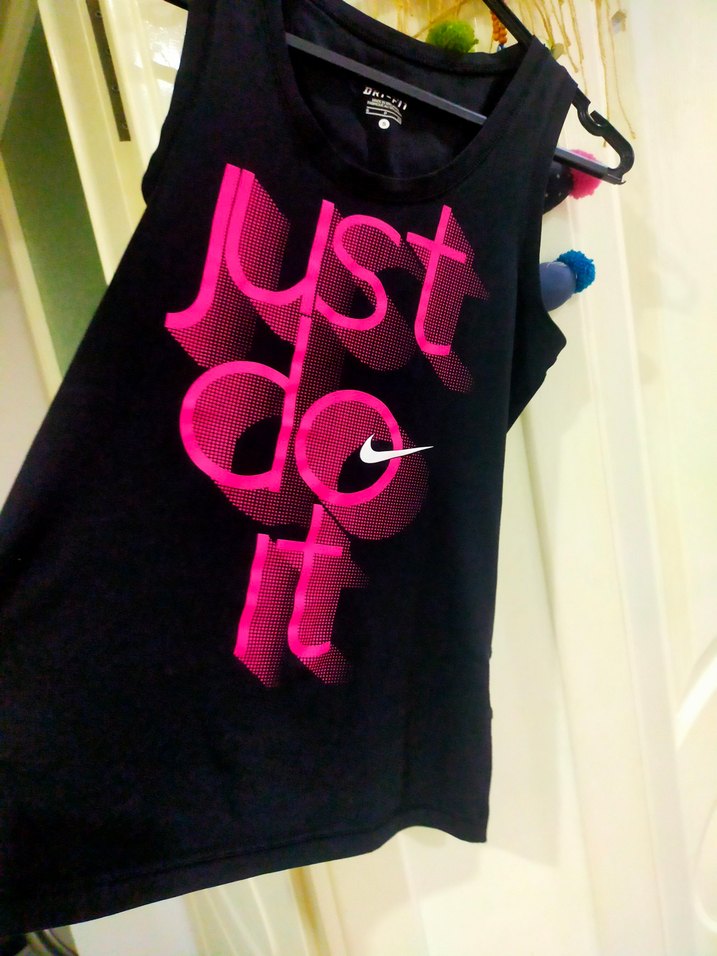 Siyah Baskılı Nike Atlet bisiklet Yakalı - Görsel 2