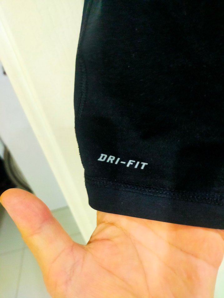 Siyah Baskılı Nike Atlet bisiklet Yakalı - Görsel 3