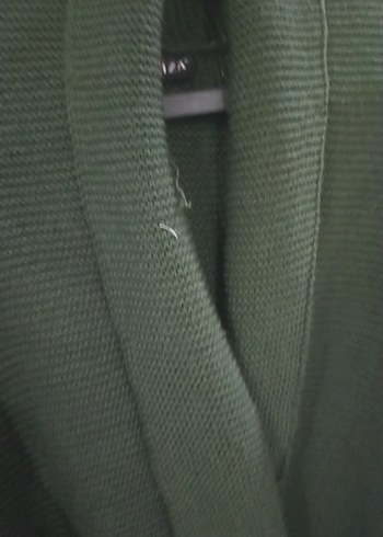 Uzun Kollu Yeşil Bohem Kadın hirka - Görsel 4