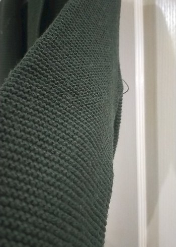 Uzun Kollu Yeşil Bohem Kadın hirka - Görsel 3