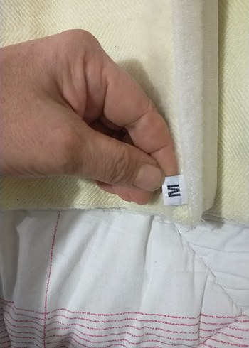 yün ayarlanabilir cırtlı bel korsesi - Görsel 3