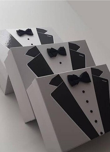 Damat bohça kutusu 3 lu set