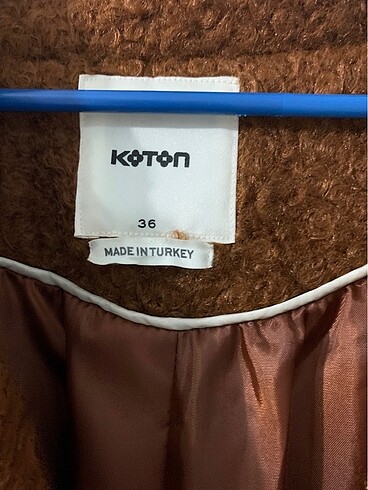 Koton Koton oversize peluş kaban