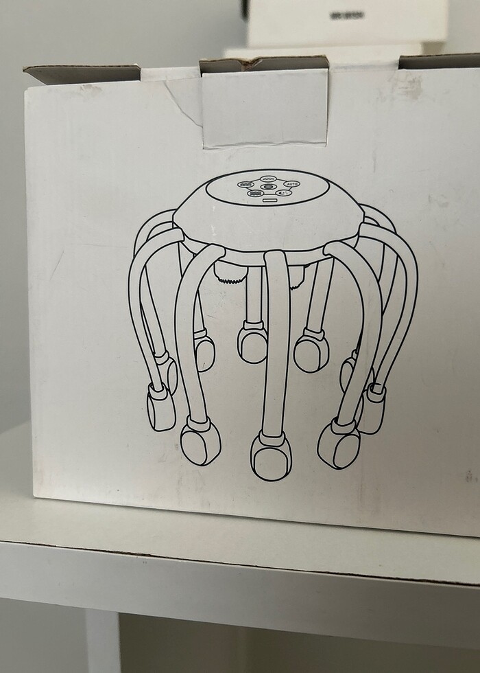 Elektrikli baş masaj aleti - Görsel 2