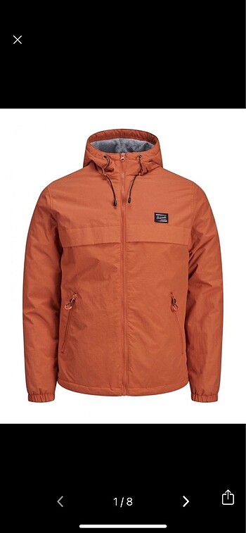 Jack & jones kiremit su geçirmez ceket waterproof