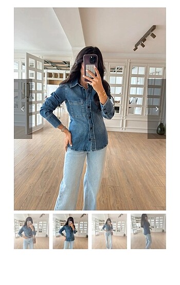 Diğer Denim kot gömlek