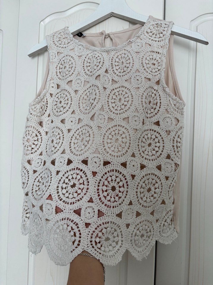 Dantel Detaylı Bluz - Görsel 3