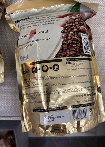 Beden Nescafe Gold Granül kahve 200 gr