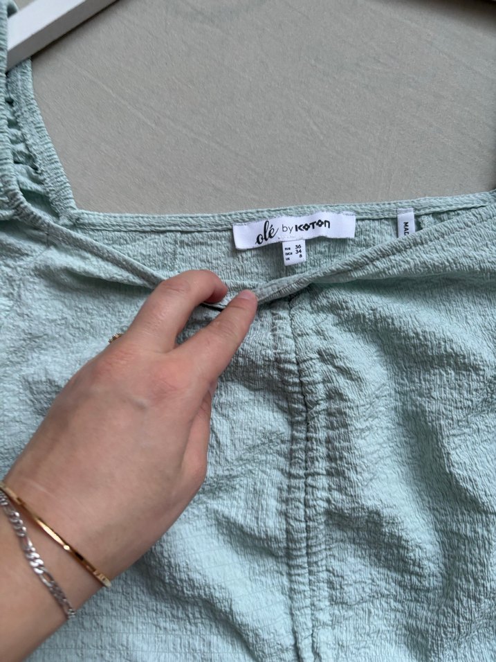 Koton büzgü detaylı bohem bluz - Görsel 4