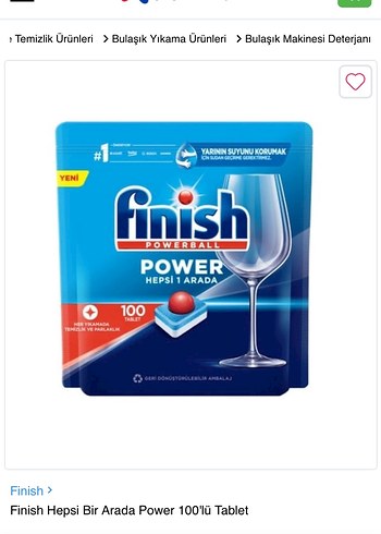 Finish bulaşık tableti - Görsel 2