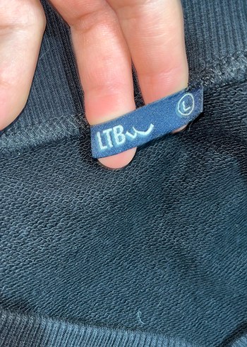 V Yaka Siyah  Kadın Kazak Sweat - Görsel 7