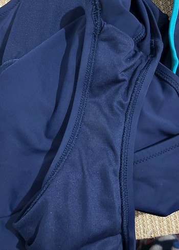 Kemer Detaylı Lacivert Mini Mayo - Görsel 5