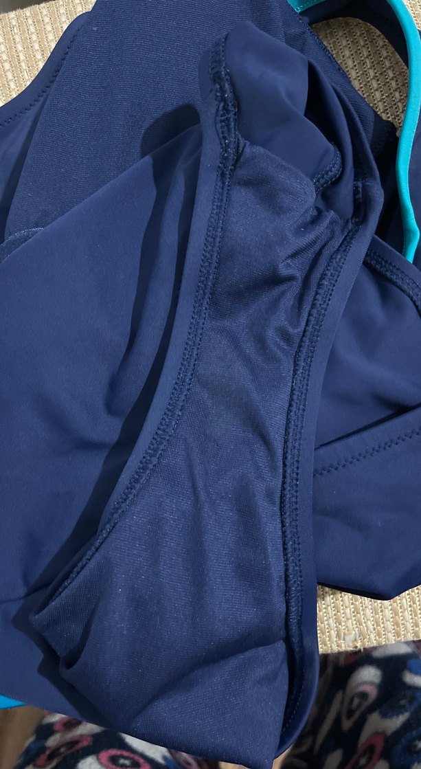 Kemer Detaylı Lacivert Mini Mayo - Görsel 5