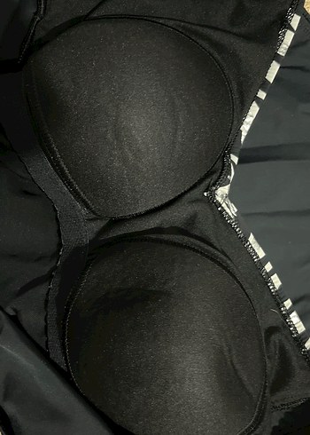 Zebra Desenli Siyah Drapeli Mini Mayo - Görsel 6