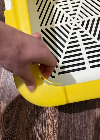 Sarı Kedi Tuvalet Kabı - Görsel 4